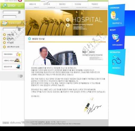 韩国网站摸板图片