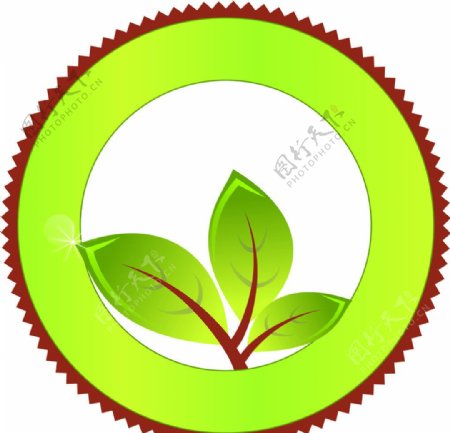 绿叶logo图片