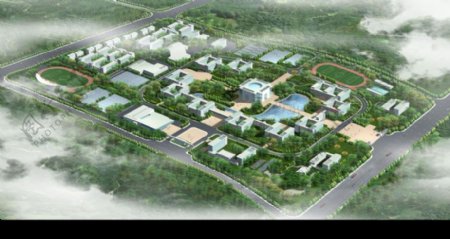 安徽财贸学院龙湖东校区校园总体规划设计0010