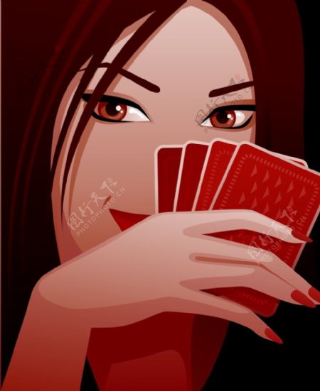 扑克牌与女性