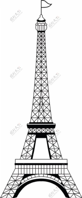 巴黎铁塔素材