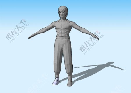 李小龙3D模型