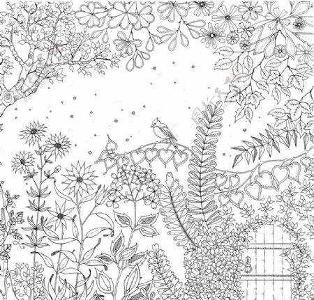 秘密花园彩绘本