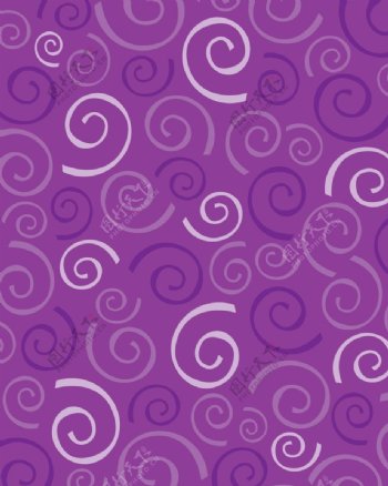 紫色矢量循环线条背景底纹