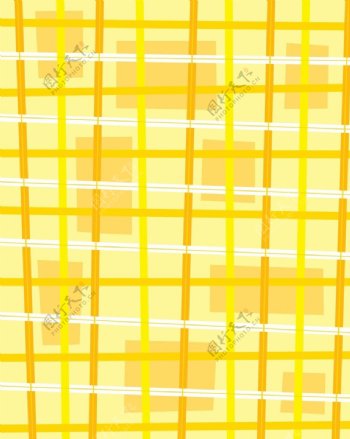 黄色矢量循环网格背景底纹