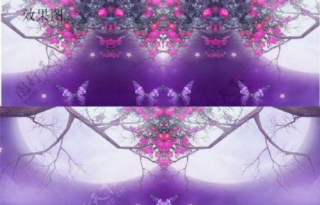 花树动态视频背景