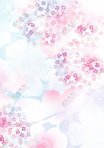 樱花背景图