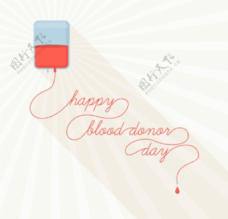 快乐献血者日背景