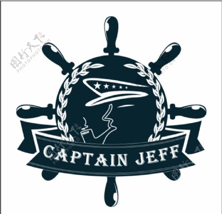 标志红酒logo杰夫船长