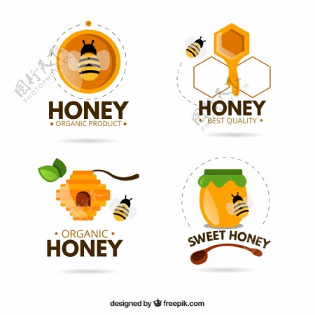 有机蜂蜜标志