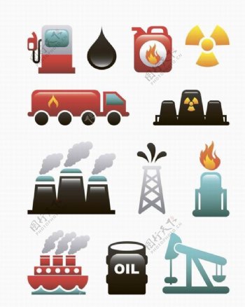 石油天然气图标