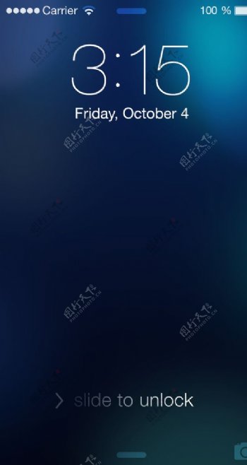 iOS7待机界面模板
