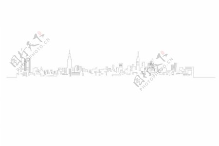 城市线条图