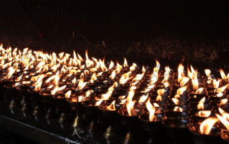 藏式寺院蜡烛