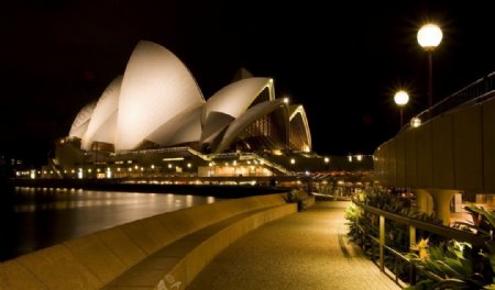 悉尼港一角夜景