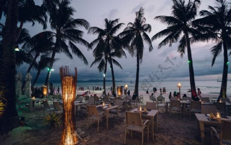 沙滩餐厅