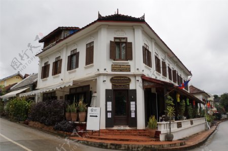 老挝洋人街法式建筑