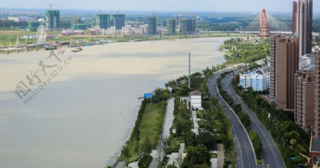泗阳运河风光带城市景观