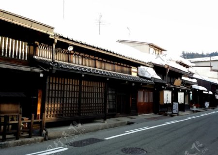 日本古街建筑