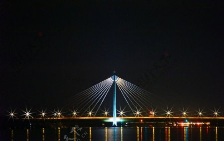 桥灯光