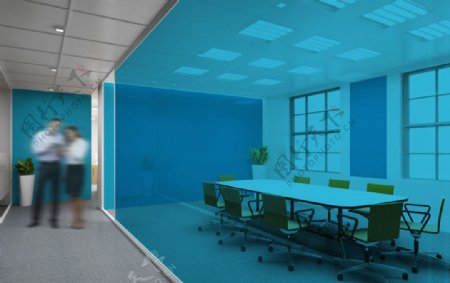 VI公司办公室商业空间智能模板