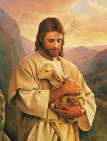 耶稣抱羊