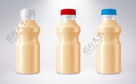 乳酸菌饮料瓶子模板
