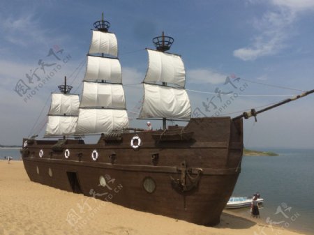 海盗船沙雕艺术