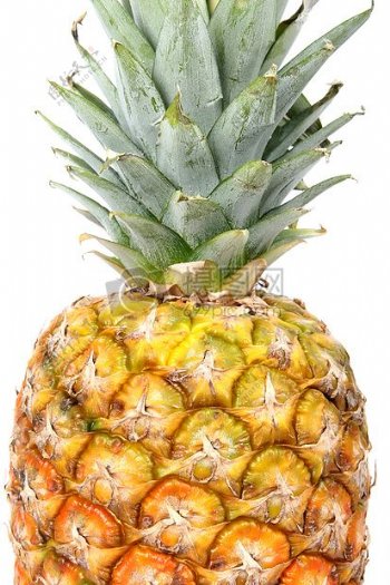 新鲜的夏季水果健康菠萝纹理