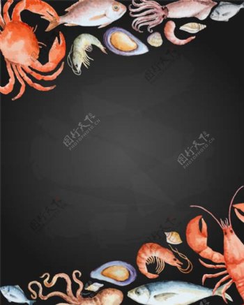 海洋生物菜单图片