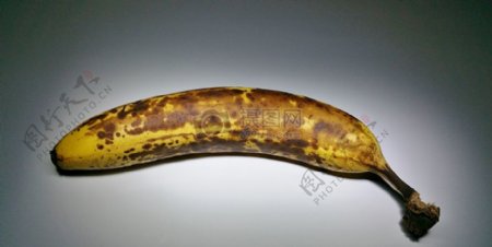 腐烂的黄色香蕉