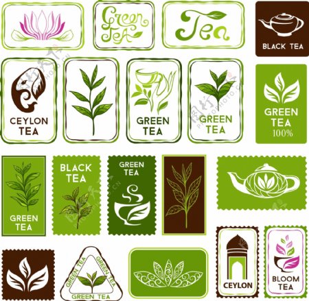 绿茶图标设计