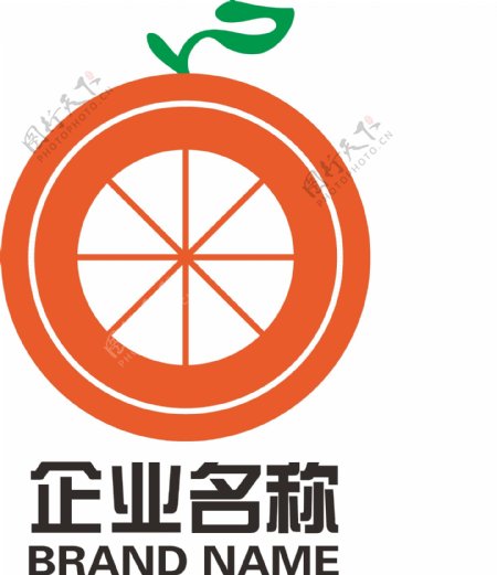 水果标志设计logo
