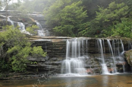 瀑布风景图片