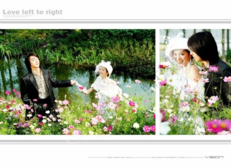 韩风尚时尚杂志跨页写真模板
