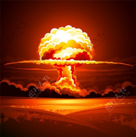 核战争爆炸图片