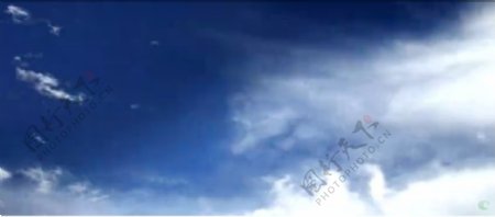 蓝天白云云层变化万千加速延时实拍高清视频素材