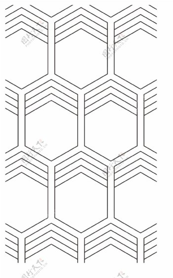 高清矢量多边形时尚包装纹理