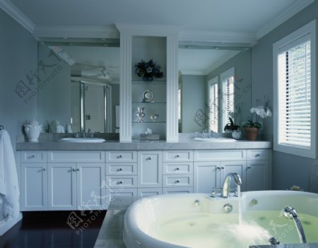 欧式豪华浴室室内装饰图片