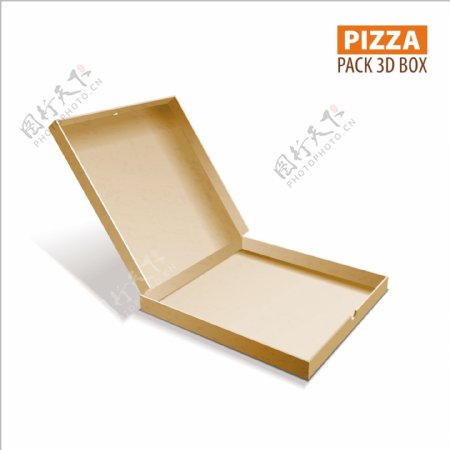 纸板的比萨饼盒