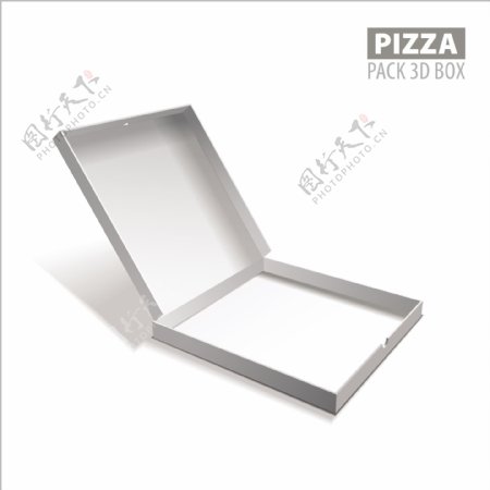 白披萨盒