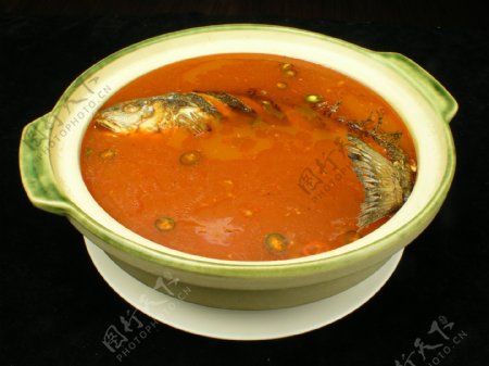 大盘黄鱼汤图片