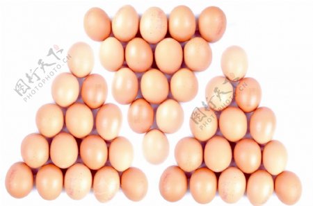 鸡蛋元素组成菱形形状