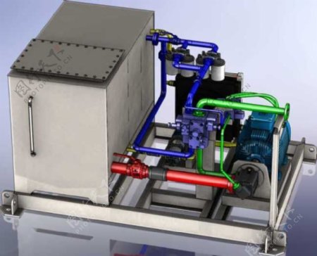 液压动力装置机械模型