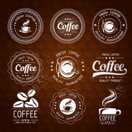 美味咖啡元素图标