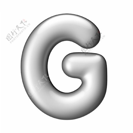 立体字母G