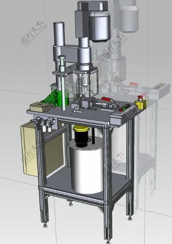 钻孔机UG设计机械模型