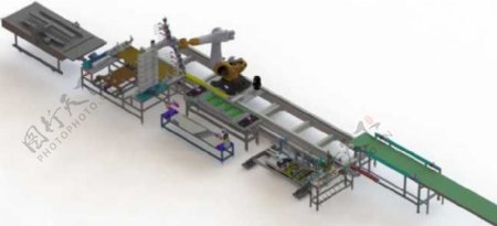 自动化生产线机械模型