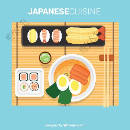 日本饮食卡通素材