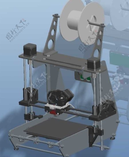 3D打印机机械模型